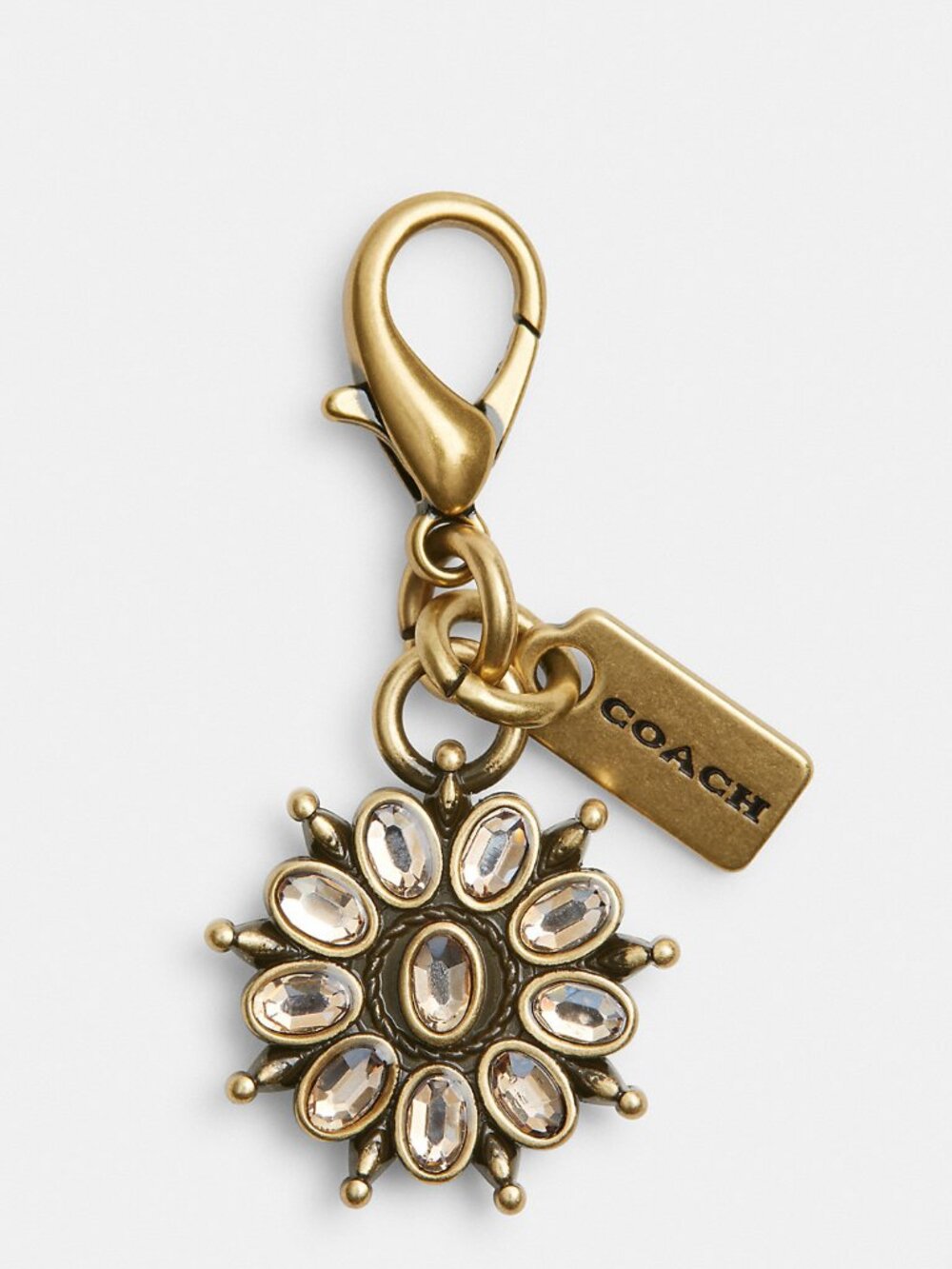 Coach Brand New DIY Crystal Flower Charm CCX78